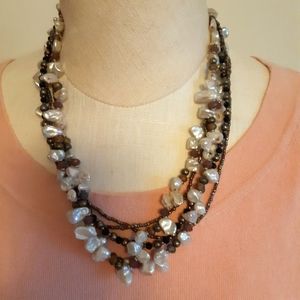Stunning freshwater pearl necklace